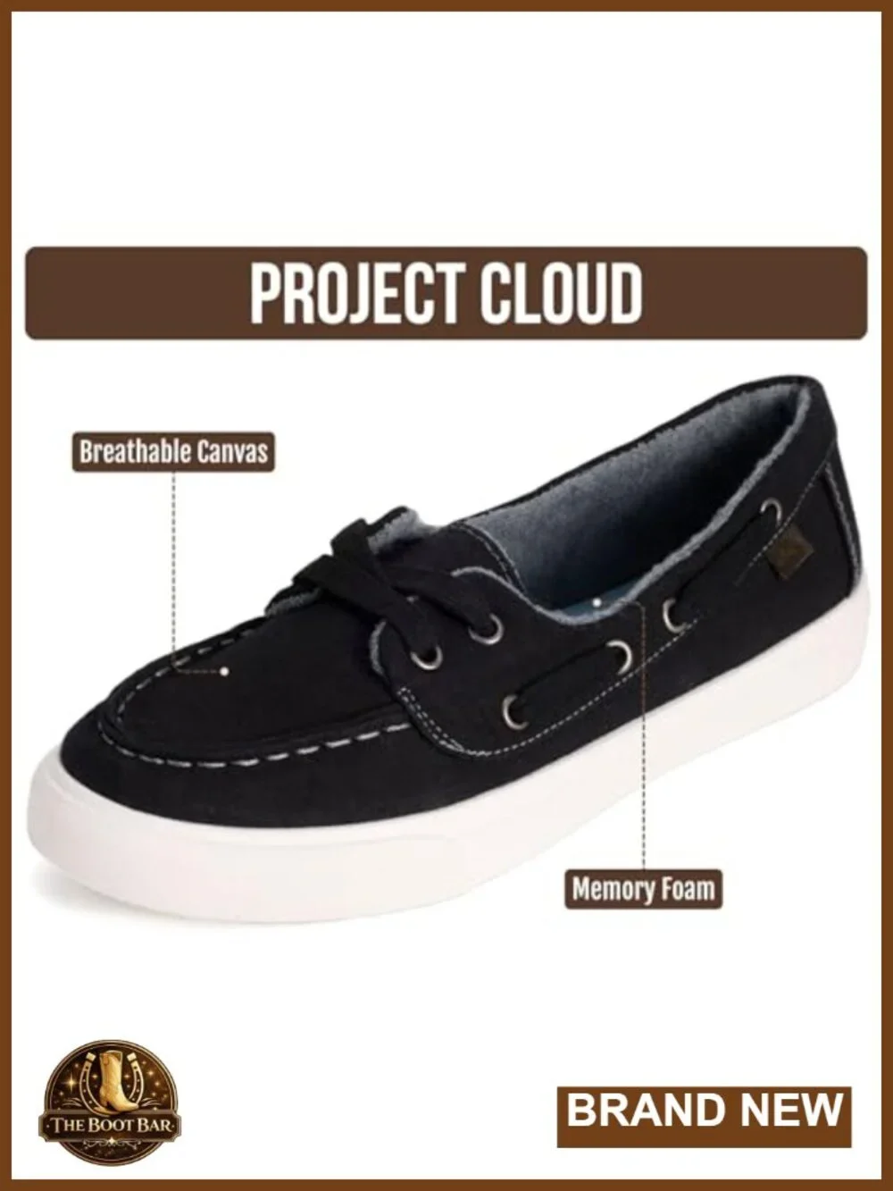 Canvas Slip-On Sneakers with Memory Foam - Lightweight Non-Slip Women's Fashion